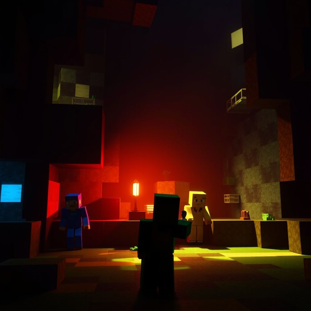 เทคนิคการจัดแสงใน 'A Minecraft Movie'